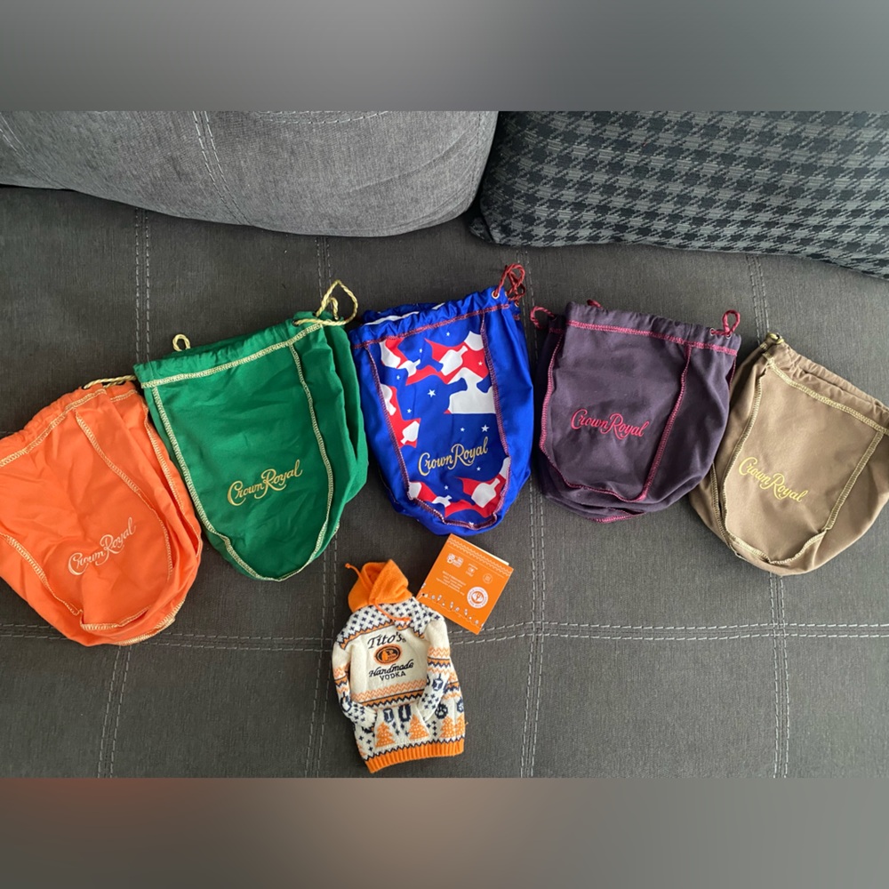 Crown Royal Bag Variety Pack (5 different types of bags)!
